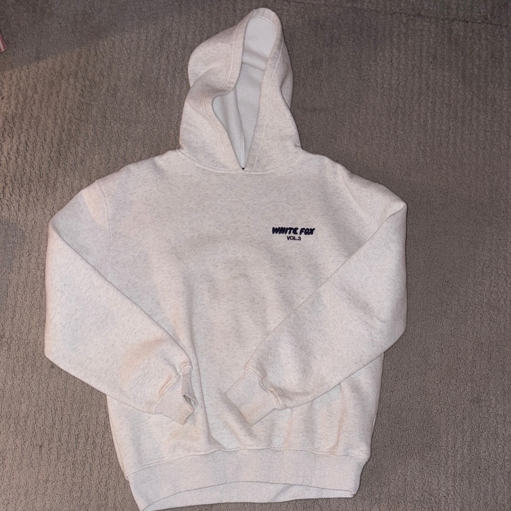 White Fox Boutique Light Gray Hoodie